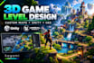 create 3d game level design in unity and unreal engine