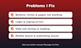 fix bugs, debug and deploy your base44 app