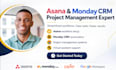 asana virtual assistant monday, asana workflow, integration, project management