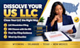 dissolve your US llc, close ein and handle llc dissolution filing