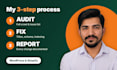 do onpage SEO and technical optimization for wordpress and shopify