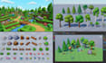 custom roblox environment assets roblox trees, rocks, nature, assets map assets