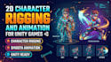 create 2d character rigging and animation for unity games
