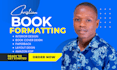 professionally format your book for amazon KDP, ebook and paperback