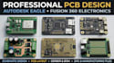 design pcb boards in eagle and fusion360 pcb design software