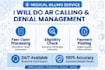 do medical billing, ar calling, denial management
