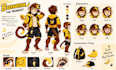 create custom fursona ref sheet and furry reference sheet