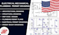 do architectural mep hvac permit drawings electrical plumbing mechanical plans