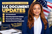 prepare llc amendments and operating agreement updates