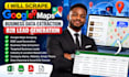 google maps scraping, business extraction, web scraping