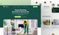 design wordpress residential and office cleaning business website with elementor