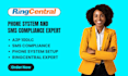 set up ringcentral ivr, auto receptionist, and call routing