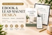 design a professional lead magnet, ebook, or PDF guide