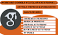 write and publish research articles, and increase google scholar citations