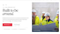 design a responsive construction, roofing, plumbing website