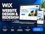 design redesign develop wix website wix website design wix website development