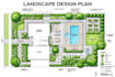 create 2d garden planting plans, landscape site plan, architect drafting layout