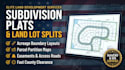 draft land parcel split map acreage boundary layout subdivision plat