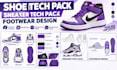 create shoe tech pack, sneaker tech pack and footwear design