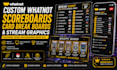 custom whatnot scoreboards and card break boards