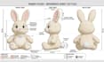 design a custom plush toy reference sheet tech pack sewing pattern
