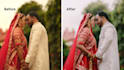 professionally edit your wedding photos