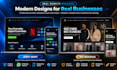 design a professional static business website