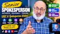 senior man spokesperson human ugc testimonial selfie male spokesperson video