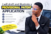 draft and illustrate a provisional patent application