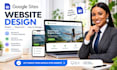 design a modern, responsive google sites website