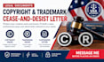 draft a copyright or trademark cease and desist letter