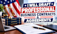 draft professional business contracts and agreements