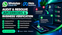 audit and resolve whatsapp cloud API fix meta business verification suite setup