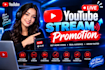 organically promote and grow your live stream