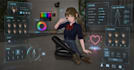 create a custom vrchat avatar with interactive features