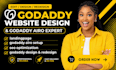 build godaddy website design and redesign godaddy airo, godaddy development