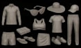 create custom y2k 3d second life clothing mesh for avatar, vrchat, fivem rigging