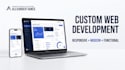 build a custom website with frontend and backend development