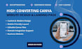 canva website design canva landing page canva website canva