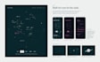design a premium mobile app UI UX in figma