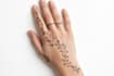 draw bridal mehndi design