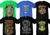 create professional band tshirt merchandise