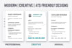 create a professional cv resume and cover letter design