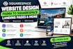 design squarespace website, figma to squarespace landing page, website develope