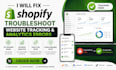 fix shopify troubleshoot website tracking  analytics errors