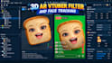create custom 3d ar vtuber filter burnt peanut face tracking lens studio stream