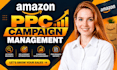 manage amazon PPC campaigns and optimize amazon ads