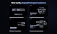 create a 3d animated website hero with scroll effects