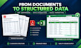 convert PDF to excel and extract accurate structured data