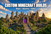 build custom minecraft maps, spawns, hubs and server builds
